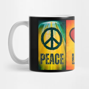 Peace Love Dive Scuba Diving Lovers Men Women Divers Funny Mug